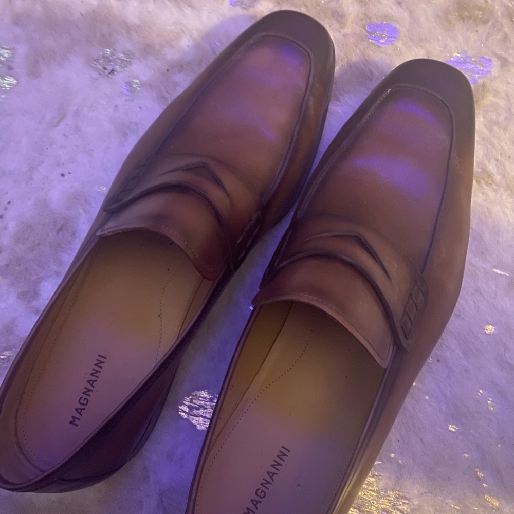 Mens Brown Leather Loafer